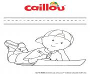 Coloriage papa fait une lecture a caillou avant de se coucher dessin