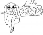 Lol Omg Logo Canylicious Girl dessin à colorier