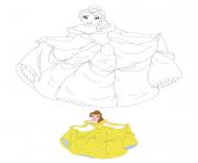 Coloriage disney princesse 129 dessin