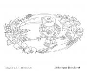 Coloriage Floral Sphere From Secret Garden dessin