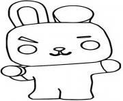 Coloriage funko pop bt21 koya dessin