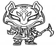 Coloriage funko pop fortnite ragnarok dessin