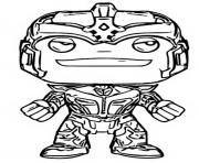 funko pop marvel thanos les gardiens de la galaxie dessin à colorier