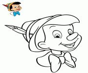 disney pinocchio dessin à colorier