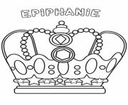 couronne epiphanie dessin à colorier
