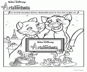 Coloriage les chats OMelley Duchesse Berlioz Toulouse Marie Aristochats dessin