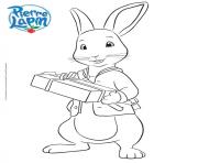 pierre lapin le petit lapin veut offrir un cadeau dessin à colorier