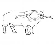 Coloriage mouton avec de l herbe dessin