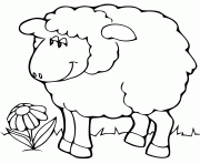 mouton maternelle facile aid dessin à colorier