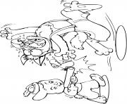 Coloriage loup mandala zentangle dessin