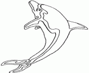 Coloriage dauphin mandala zen adulte dessin