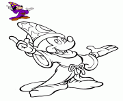 Coloriage Mickey chevalier dessin