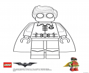 Robin Lego Batman Film dessin à colorier