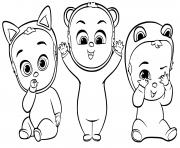 Coloriage boss baby and teddy a4 dessin