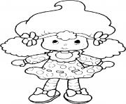 Coloriage Charlotte aux fraises poupee dessin