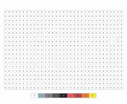 Coloriage pixel island ile paradis par numero dessin