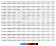 voiture rouge en pixel art par numero dessin à colorier