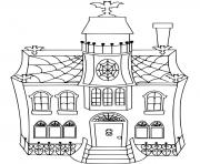 la maison hantee de vampirina vampire fille dessin à colorier