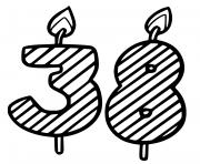 Coloriage joyeux anniversaire en anglais happy birthday dessin