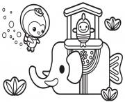 Coloriage tweak presents the gup g octonauts dessin