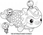 the octonauts meet dunkie octonauts dessin à colorier