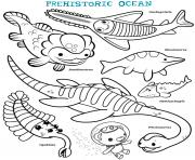 prehistoric ocean octonauts dessin à colorier