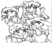 Coloriage Sailor Moon Cute Dress dessin