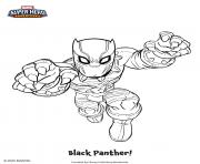 Black Panther Marvel Super Heros dessin à colorier