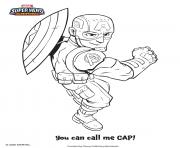 Coloriage Captain America marvel super heros dessin