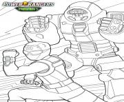 power rangers beast morphers smash et ravi dessin à colorier