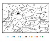 Coloriage magique maternelle une poupee matriochka dessin