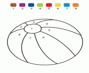 magique maternelle ballon plage dessin à colorier