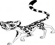 Coloriage fuli cheetah dessin