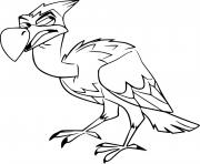 mwoga vulture dessin à colorier