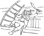 Coloriage pirate garcon jack dessin