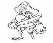 Coloriage carte tresor de pirate sur une ile dessin