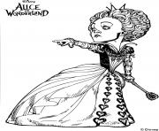 Coloriage princesse alice au pays des merveilles roman par lewis carroll dessin