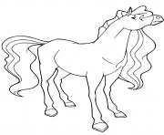 pepper cheval de zoe warmbloods hollandais horseland dessin à colorier