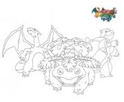 Coloriage dracaufeu ex pokemon avec dessin modele dessin