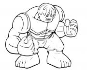 Coloriage hulk personnage de fiction dessin