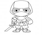 Coloriage super ninja dessin