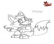 Cute Foxy FNAF dessin à colorier