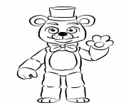 Coloriage freddy s at five nights fnaf lets eat coloring pages dessin