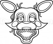 mangle from five nights at freddys 2 fnaf coloring pages dessin à colorier