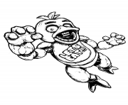 Coloriage five nights at freddys fnaf 2 birthday coloring pages dessin