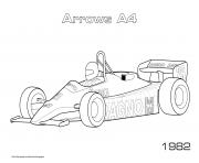 Arrows A4 1982 dessin à colorier
