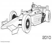 Coloriage pilote de voiture formule 1 dessin