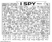 Coloriage St Patricks Day I Spy Game Cherche et Trouve dessin