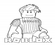 roblox loves soccer dessin à colorier
