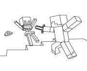 roblox vs minecraft dessin à colorier